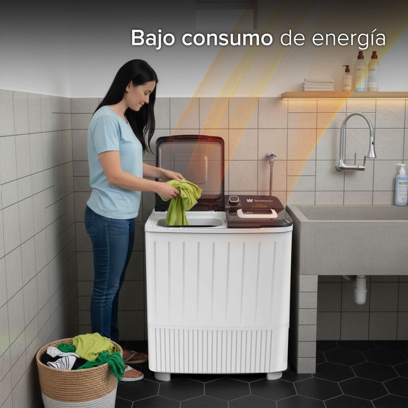 White Westinghouse Lavadora Doble Tina 13 Kg  4... image number null
