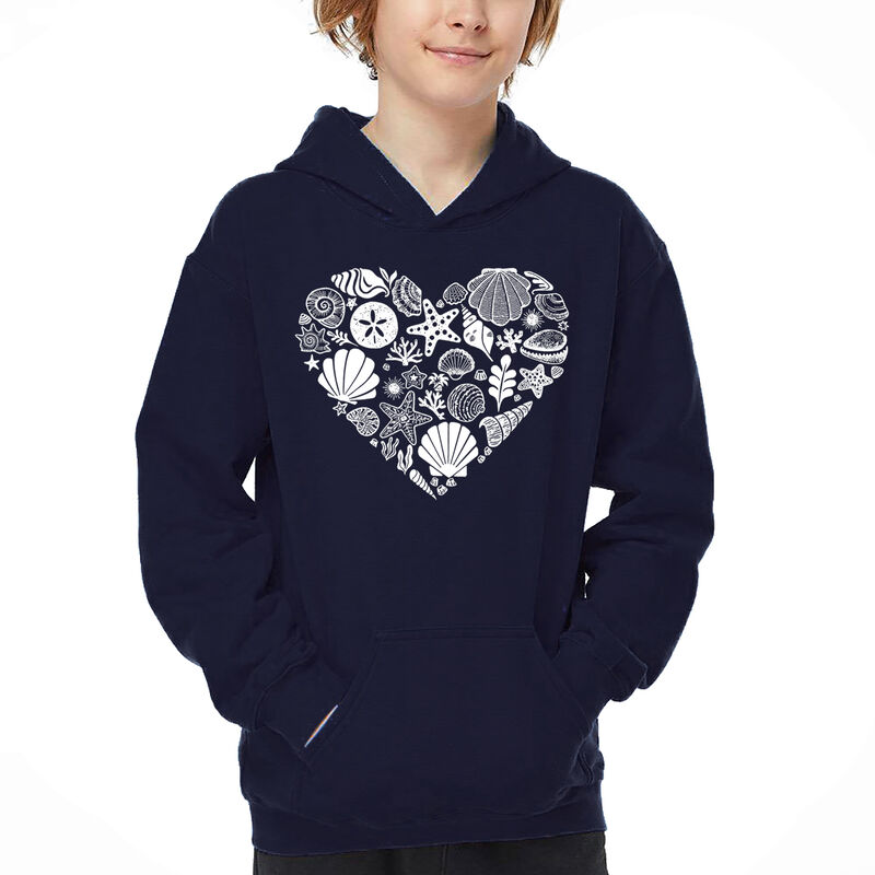 Sudadera Con Capucha Word Art Para Ni&ntilde;o - Conch... image number null