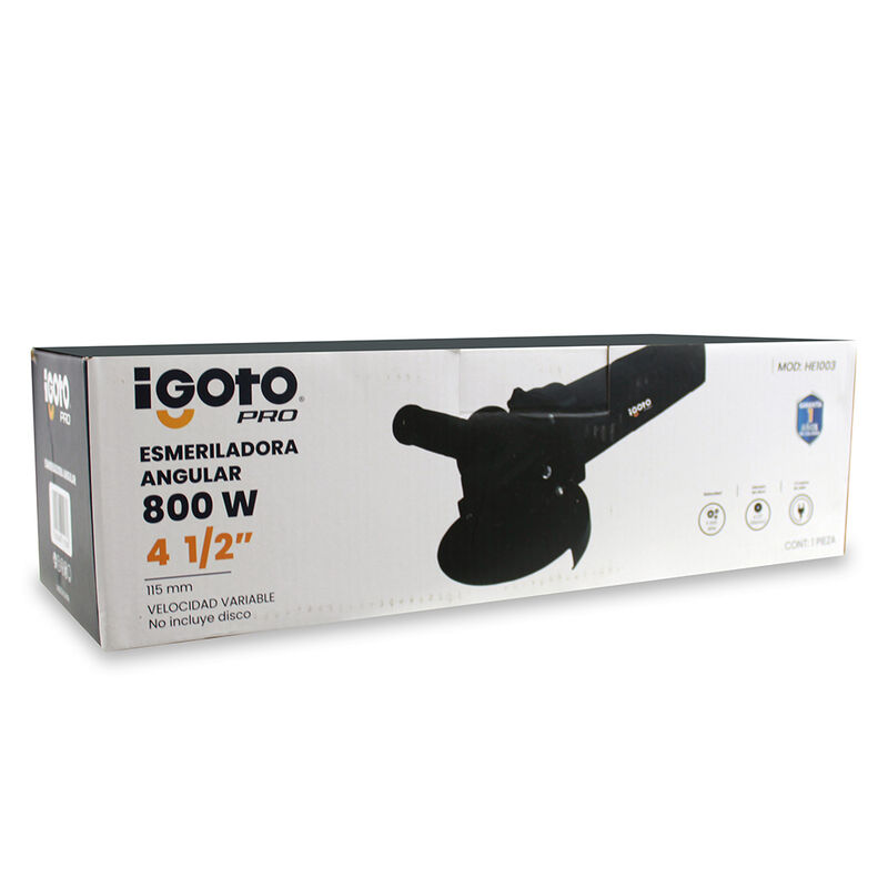 Esmeriladora Angular IGOTO PRO 800W HE1003 image number null