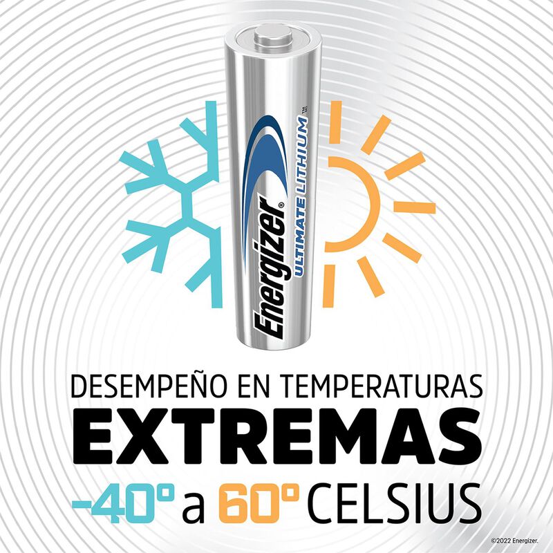 Energizer Aa Blister 12 Unidades 1.5v Litio image number null