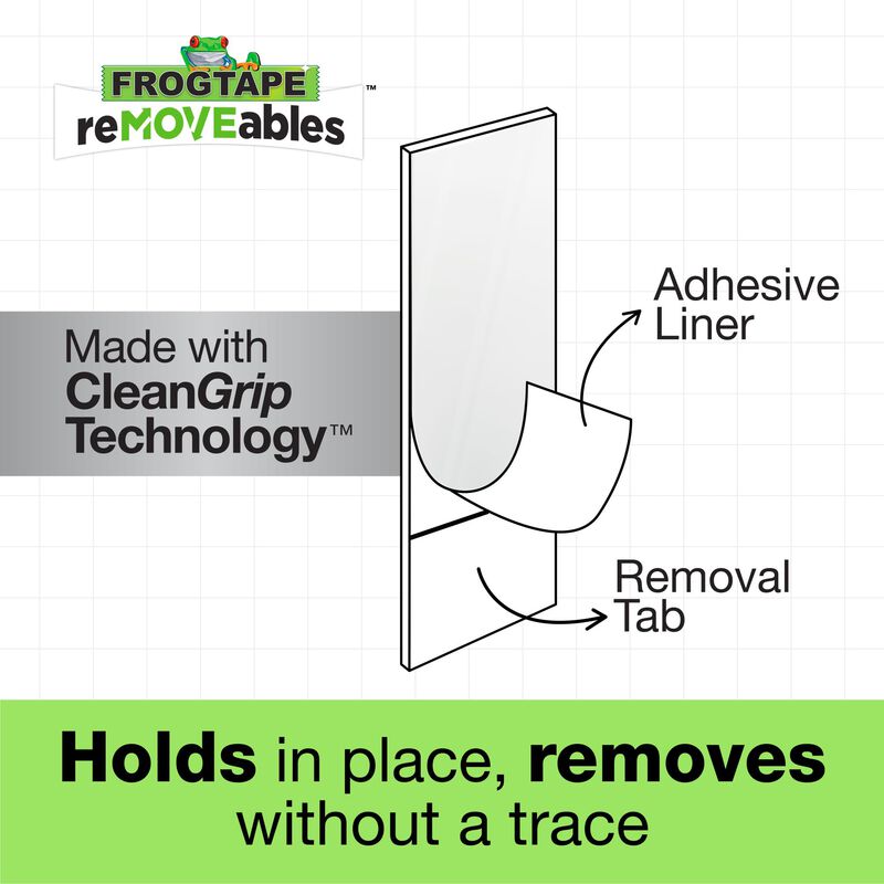 Tiras Para Colgar Cuadros Frogtape 12 Pares 5 k... image number null