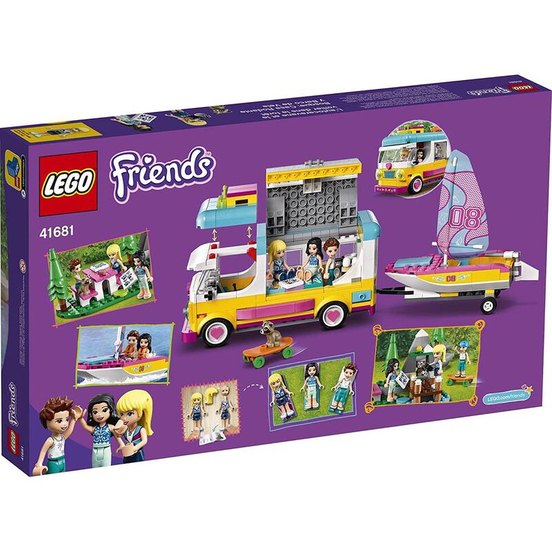 Lego Friends Forest Camper Van And Sailboat 416... image number null