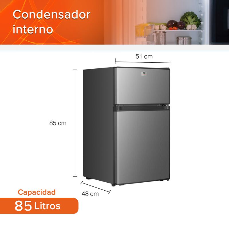 Refrigerador Frigobar 3 Pies 85l  White Westing... image number null