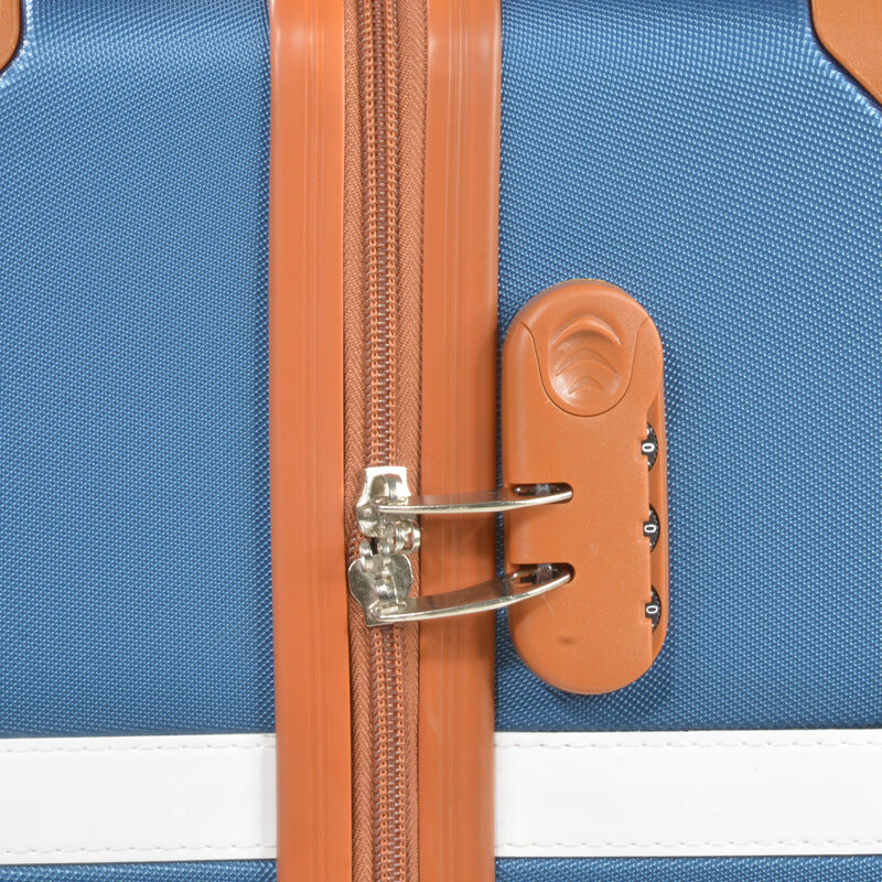 Set 4 Maletas Vintage Azul Retro Tipo Baul image number null