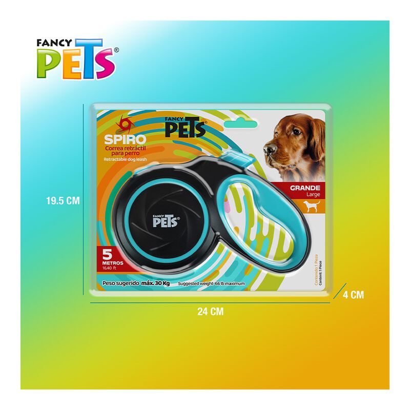 Fancy Pets Correa Retráctil para Perros Spiro N... image number null