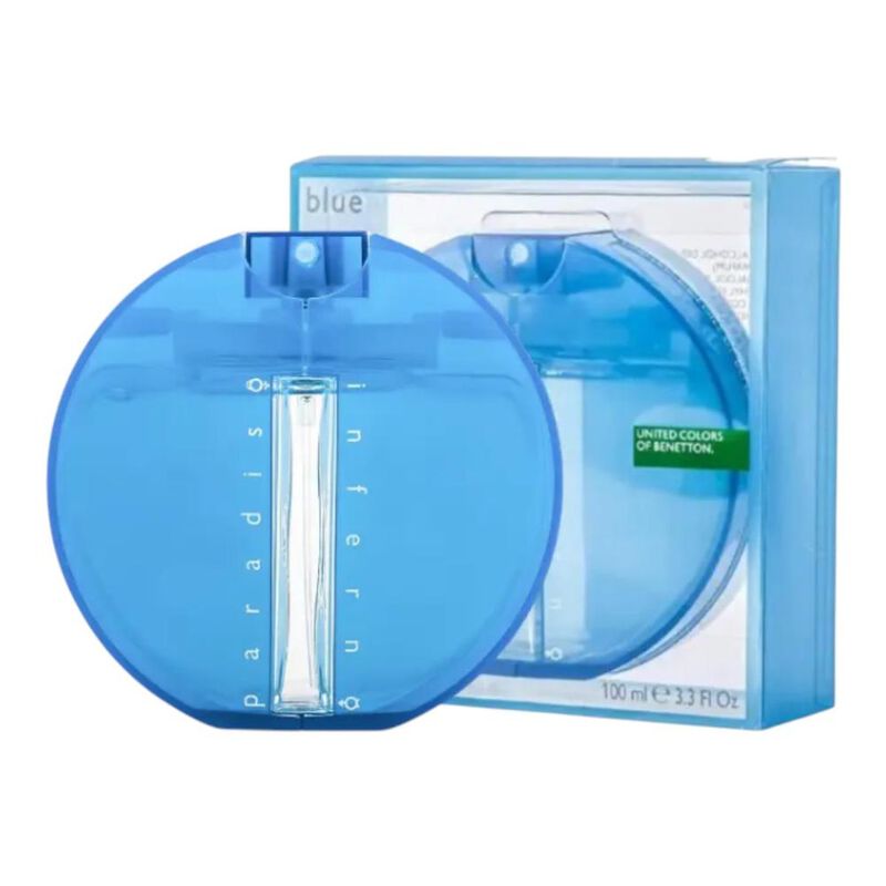 Perfume Benetton Paradiso Inferno Blue Edt 100 ... image number null