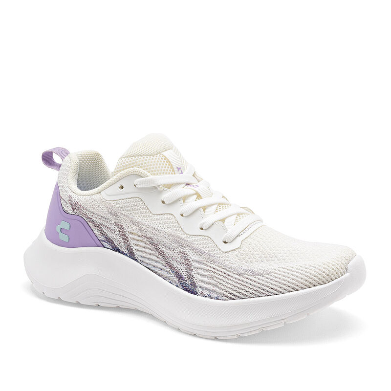 Charly Tenis deportivo para mujer blanco lila, ... image number null