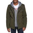 Chaqueta Levi's De Algod&oacute;n Lavado Militar Con Capucha Extra&iacute;ble Para Hombre Talla: Medium