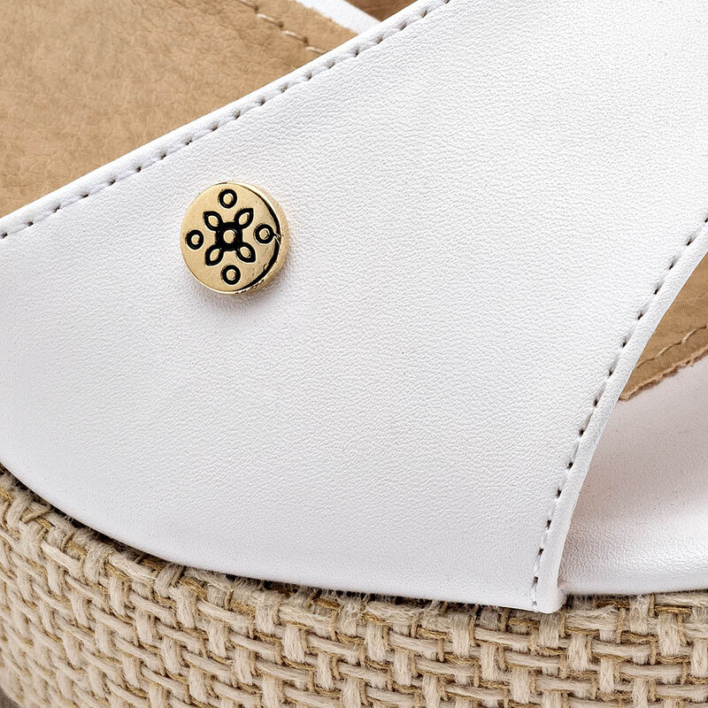 Mora Tierra Sandalia Para Mujer Blanco Cod 1324... image number null