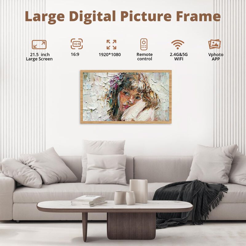 Marco De Fotos Digital Dragon Touch Large Wifi ... image number null
