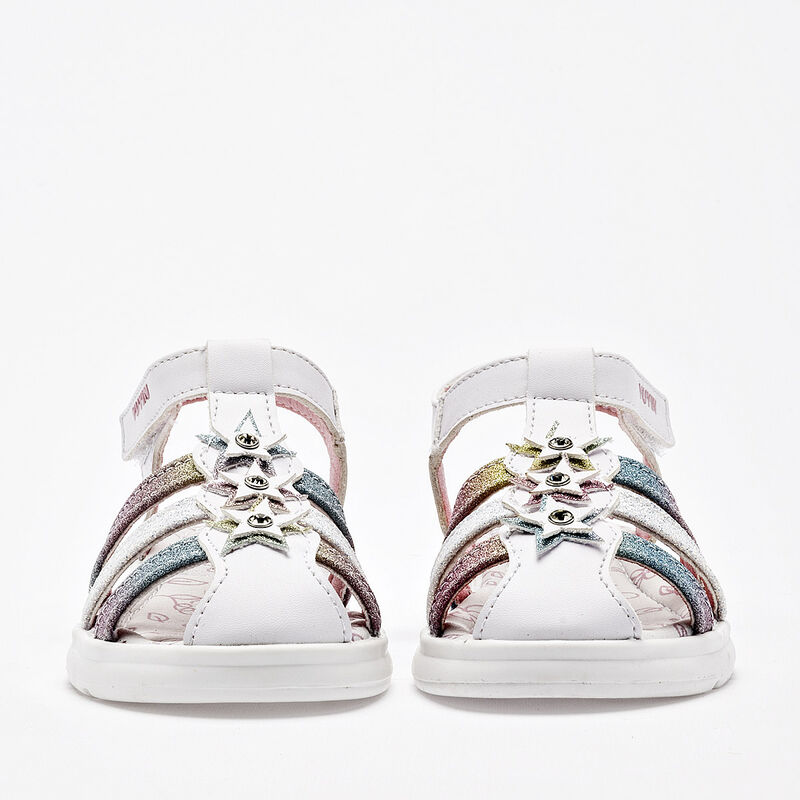 Yuyin sandalia para ni&ntilde;a blanco multicolor cod ... image number null