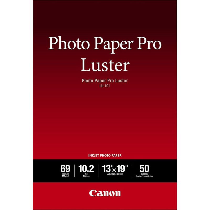Papel Fotogr&aacute;fico Canon Lu-101 Luster 13x19 (50... image number null