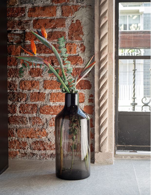 Jarr&oacute;n&nbsp;Decorativo de Vidrio Soplado Humo Marea ... image number null