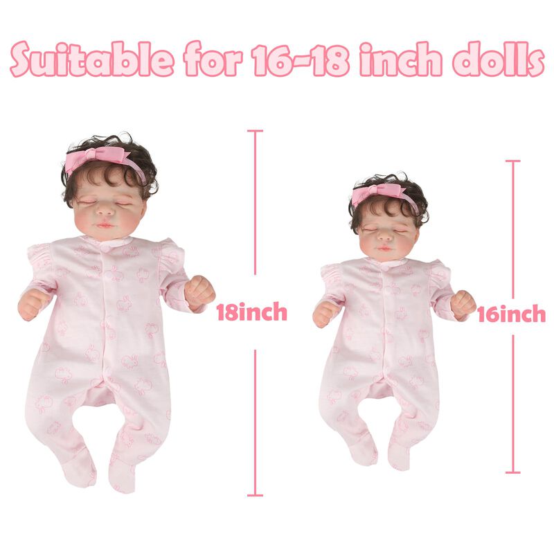 Set De Ropa Para Mu&ntilde;eca Reborn Baby Doll 16-18 ... image number null
