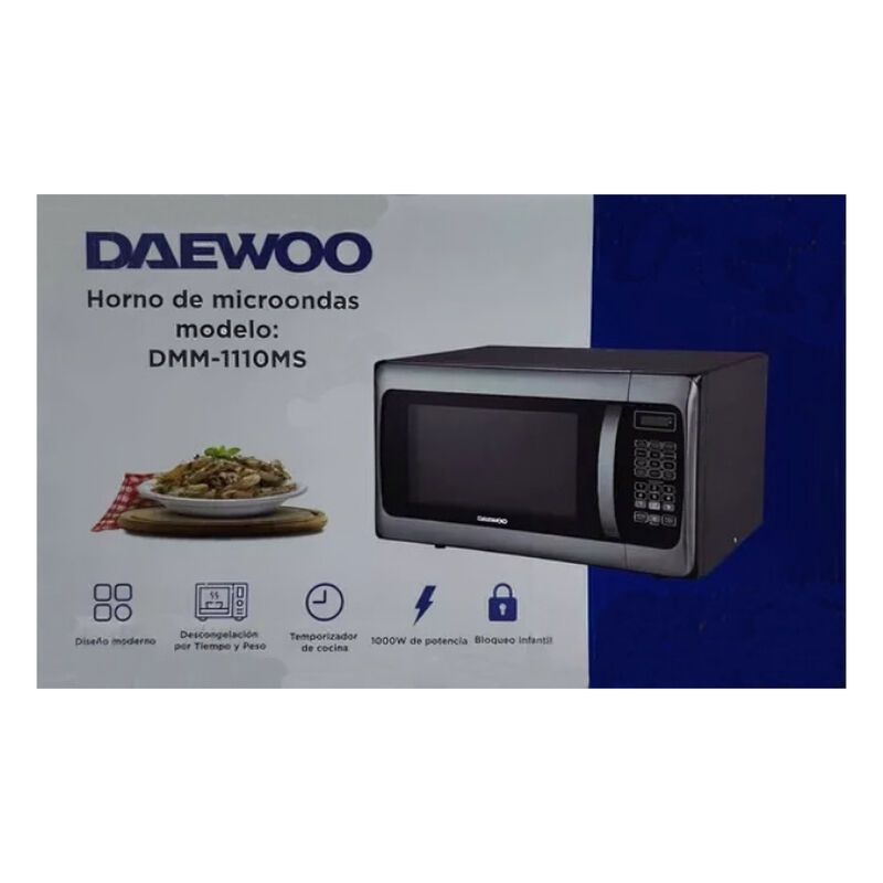 Microondas Horno DAEWOO 1.1p3 DMM-1110MS Acero ... image number null