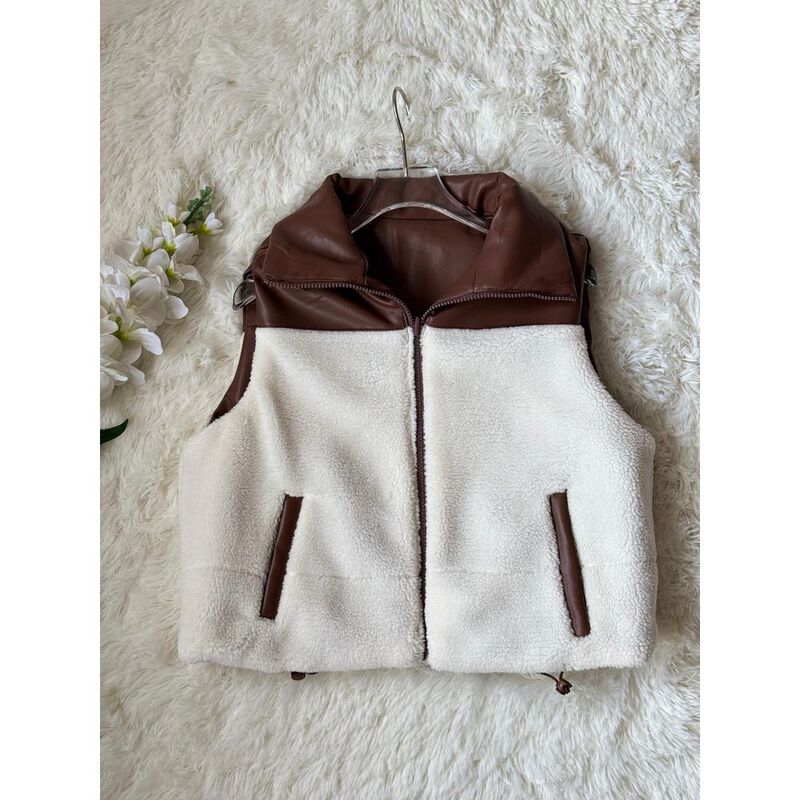 Chaleco Doble vista con borrega image number null