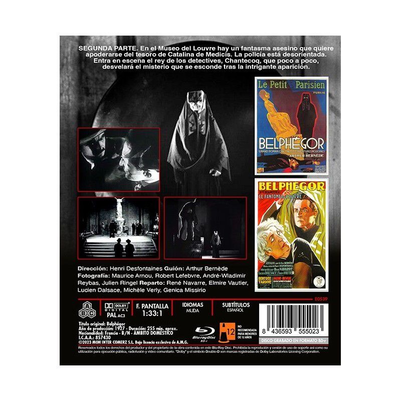 Belfegor, El Fantasma Del Louvre (vol. 2) [blu-... image number null