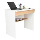 Escritorio, Colima, Blanco y Caf&eacute; Claro, con Entrepa&ntilde;os y Cajon