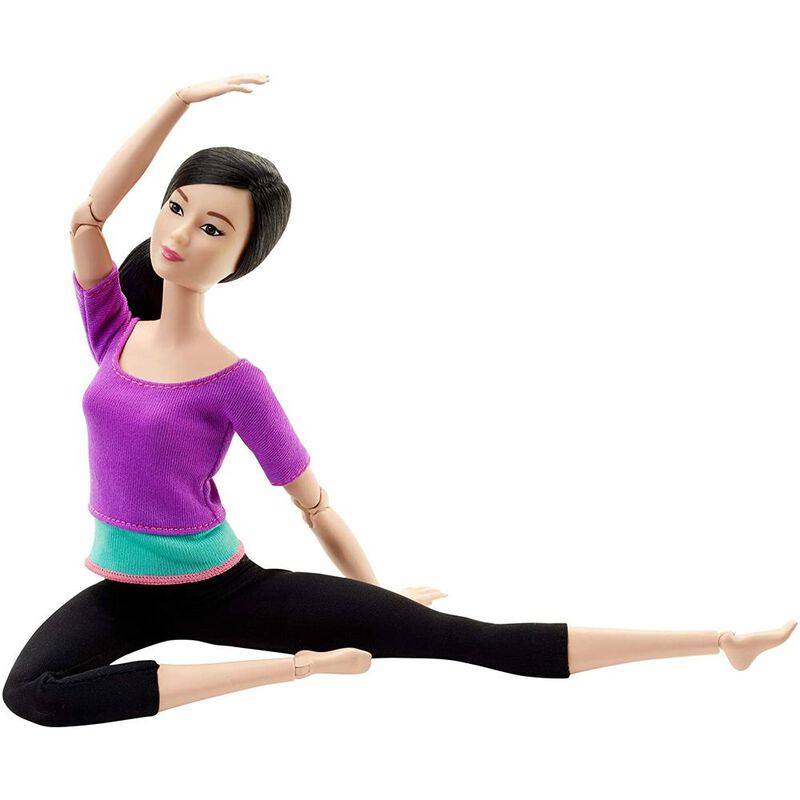 Mu&ntilde;eca Barbie Hecha para moverse, Top P&uacute;rpura image number null