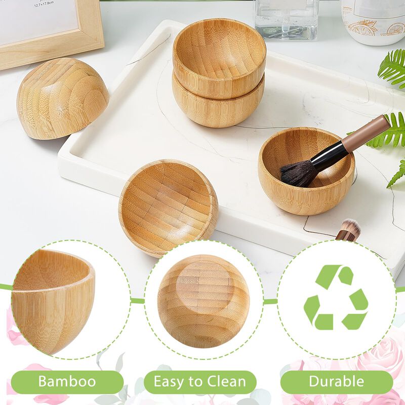 Cuenco de bamb&uacute; Teenyyou 9 cm, juego de 6 para ... image number null