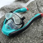 Mascara+Visor c/Snorkel de dos tubos med/L/XL 1mod col azul con negro