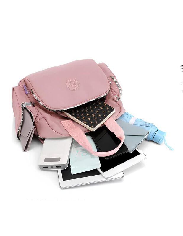 Bolsa Crossbody Pink Brule Elegancevoyage Para ... image number null