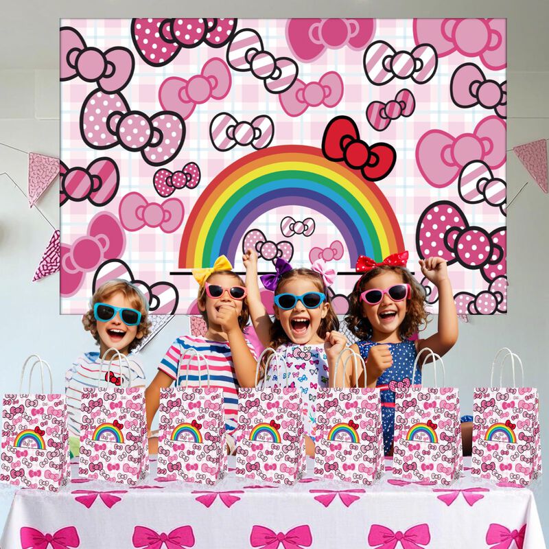 Bolsas De Regalo Cnmoaoags Hello Cat Birthday P... image number null