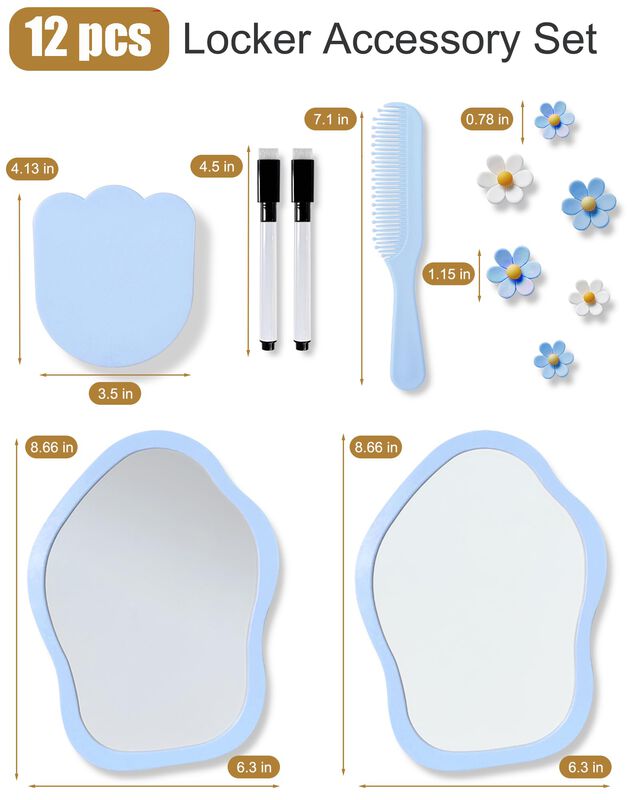 Kit De 12 Piezas Azul De Accesorios Para Casill... image number null