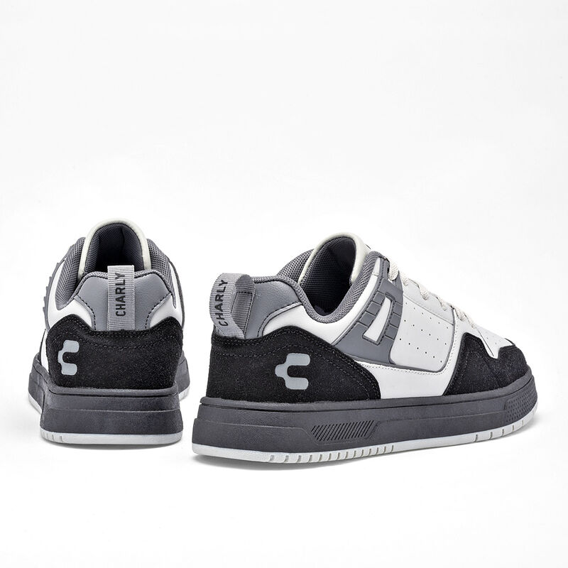 Charly Tenis Para Mujer Gris Negro Cod 127407-e image number null