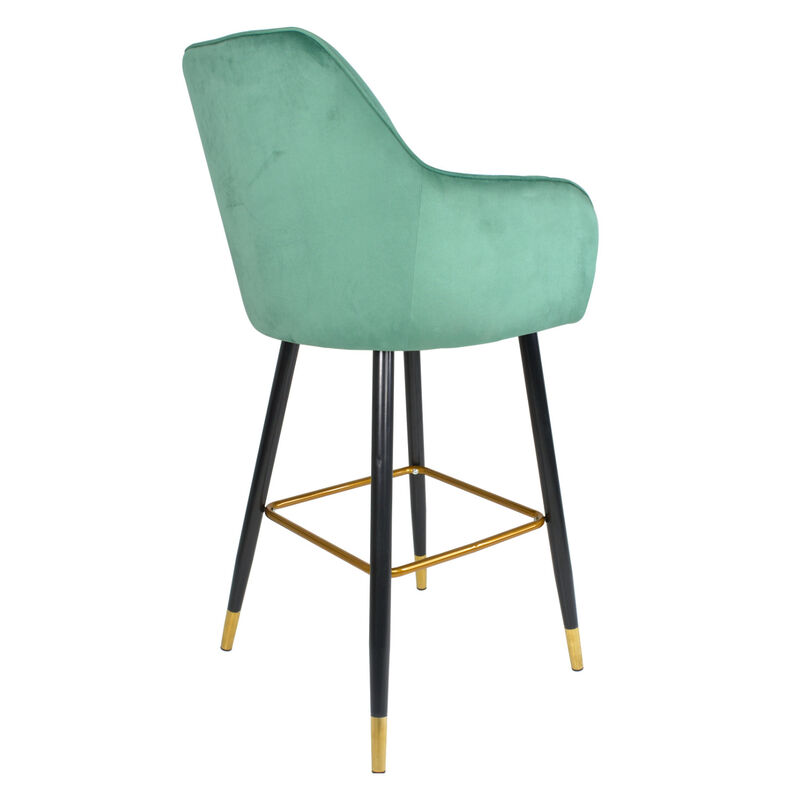 Sillas Altas Tapizadas Banco Terciopelo Velvet ... image number null