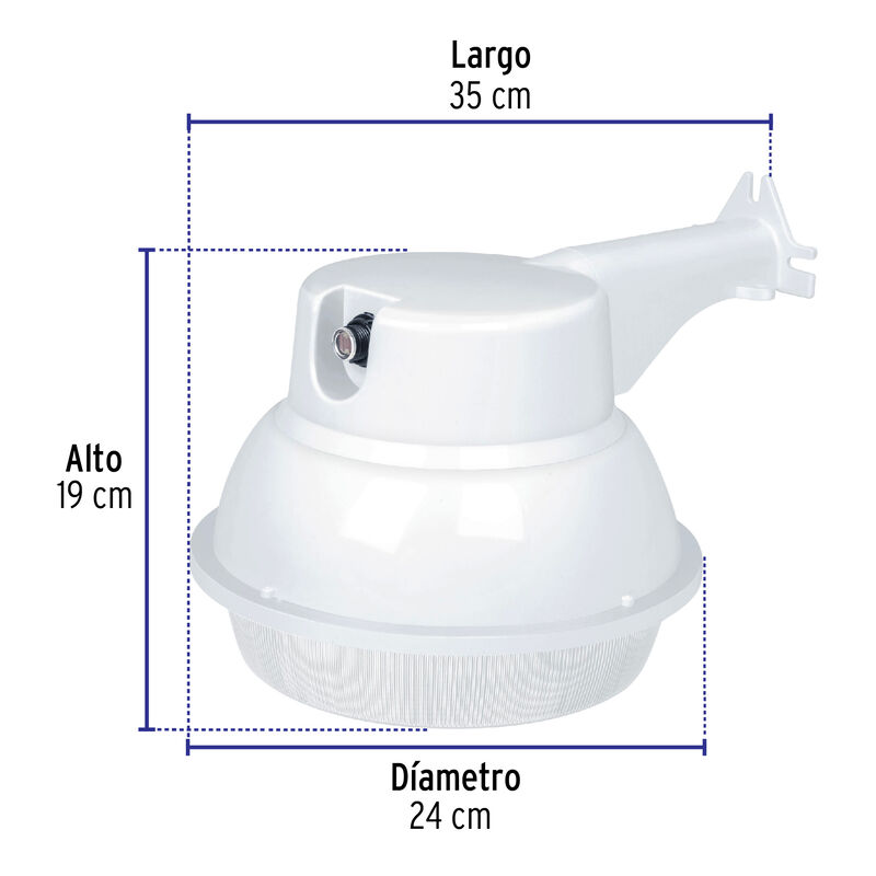 Luminario Suburbano de Led 20 W con Sensor de L... image number null