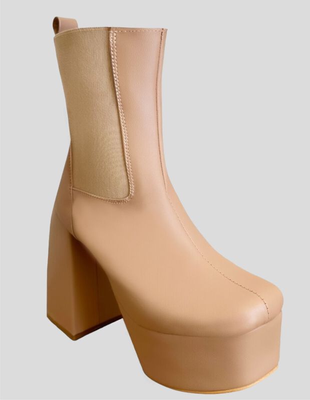 BOTIN DE PLATAFORMA PARA MUJER MALABIS BOT-1021... image number null