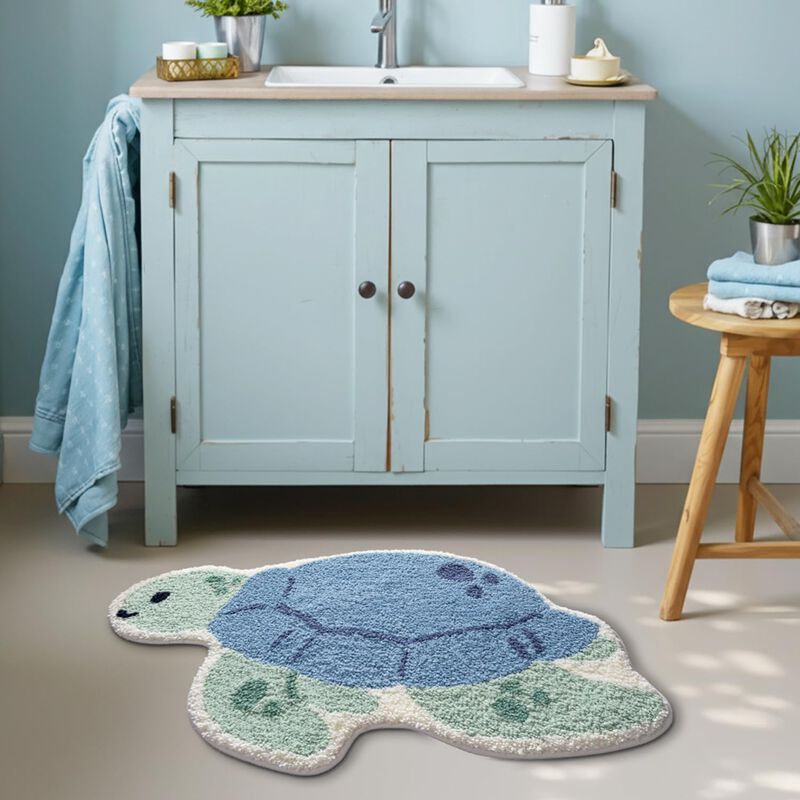 Alfombra De Ba&ntilde;o Lumi 51 cm x 84 cm Con Dise&ntilde;o ... image number null