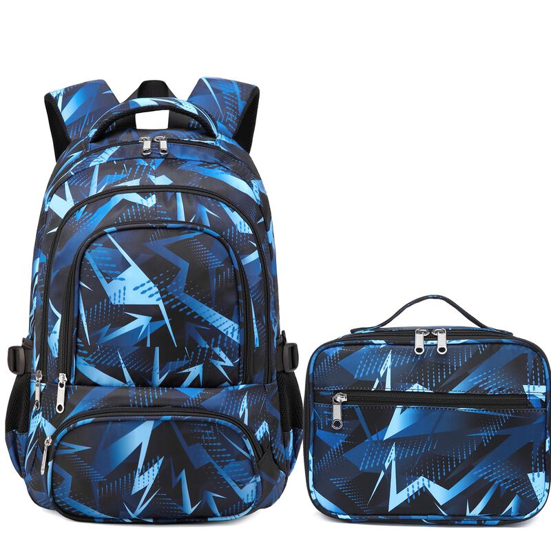 Mochila Bluefairy 43 cm Con Lonchera Azul Egeo image number null