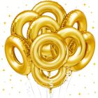 Globos Charnoel Pack De 6 Anillos Dorados 64x71 Cm