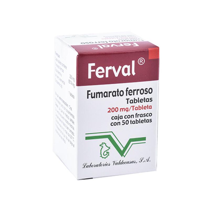 Ferval 200 Mg 50 Tableta(s) image number null