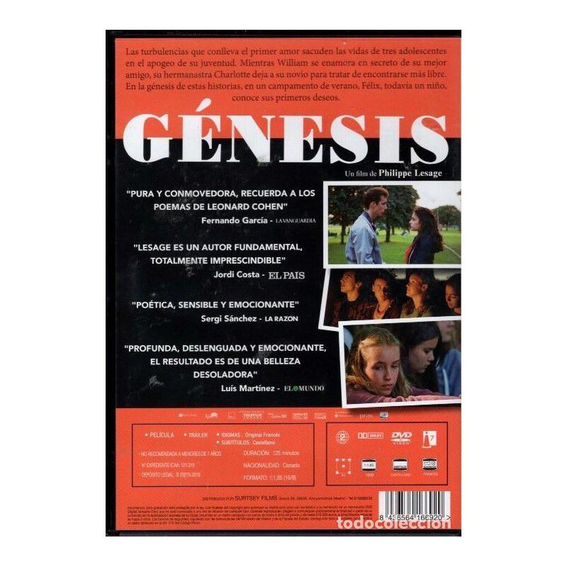 G&eacute;nesis VOSE [DVD] 2018 G&eacute;nesis image number null