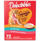 Wet Cat Treats Hartz Delectables Squeeze Up, 72 X 15 Ml, Paquete Variado