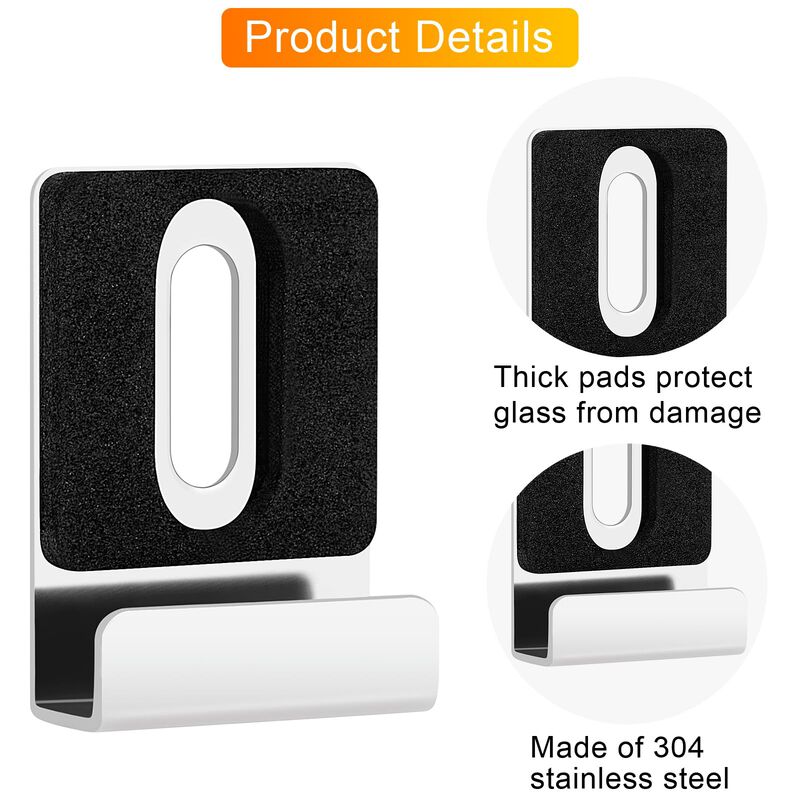 Clips Para Espejo Sokosey 12 Uds 3,6 &times; 2,5 &times; 0,... image number null