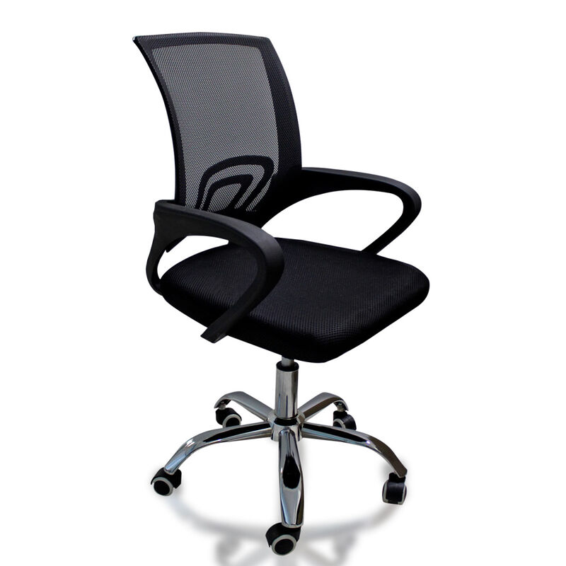 Silla de Escritorio Negra image number null