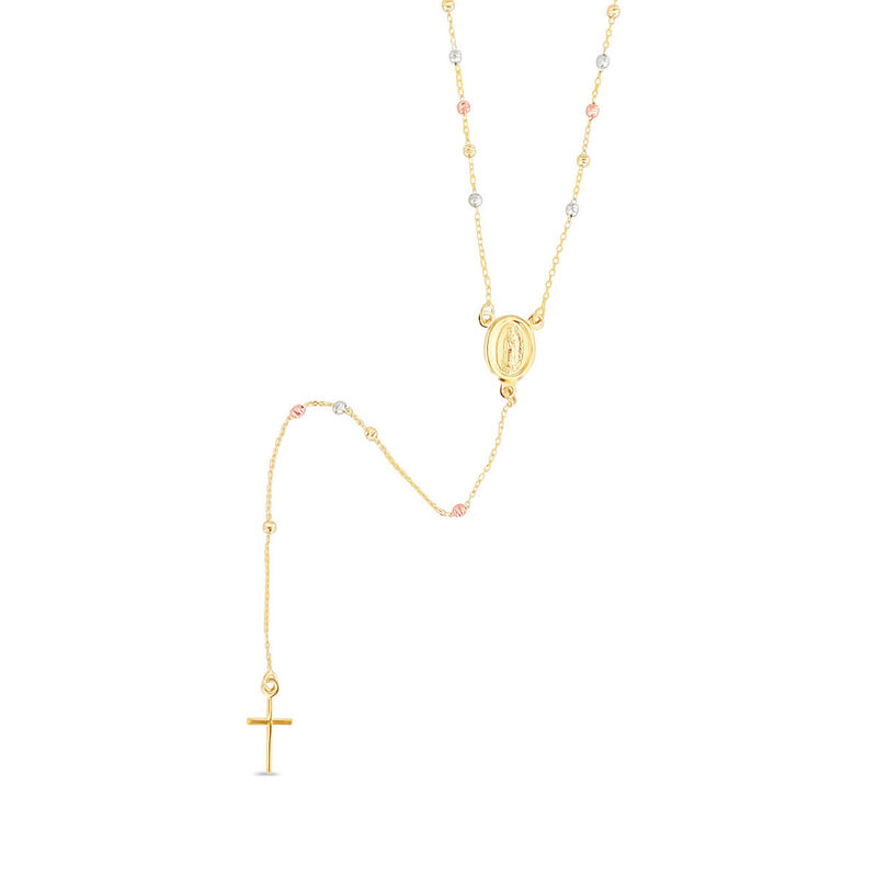 Rosario Oro Florentino 14k 2mm 60+10 Cm image number null