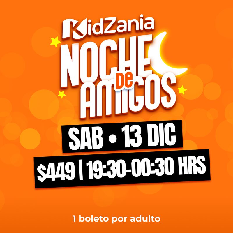 Noche de Amigos 27 de Diciembre Entrada Adulto ... image number null