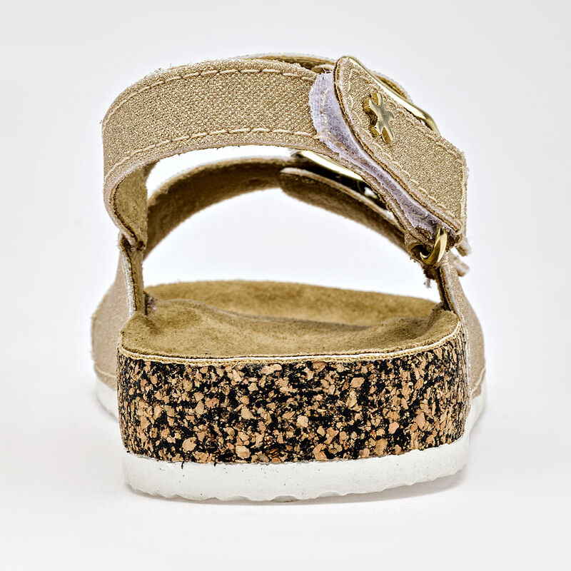 Moramora sandalia para ni&ntilde;a dorado cod 141578-D image number null