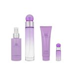 Set Perry Ellis 360&deg; Purple 4Pzs 100Ml Edp Spray/ Shower Gel 90Ml/ Body Mist 118Ml Spray/ 7.5Ml Edp Spray