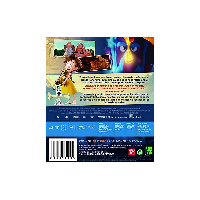 Asterix El Secreto De La Poci&oacute;n M&aacute;gica [blu-ray... image number null