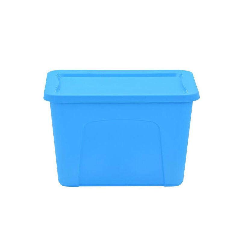 3 Cajas de almacenamiento Livenza azul de 68 L image number null