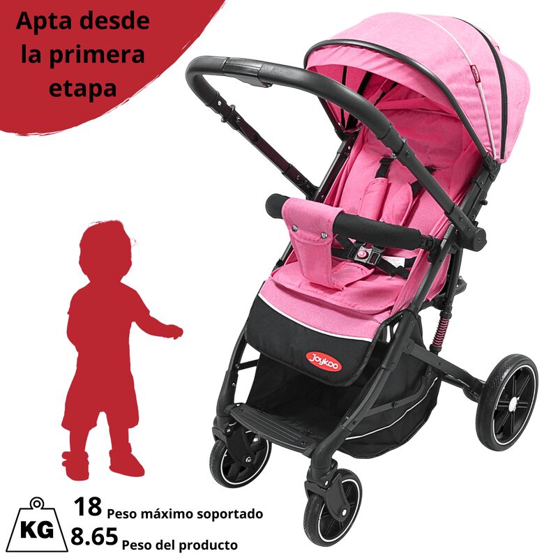 Carriola para Beb&eacute; Manubrio Reversible Plegable... image number null