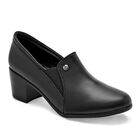 Mora Confort Zapato Con Tac&oacute;n Para Mujer Negro Cod 129225-e