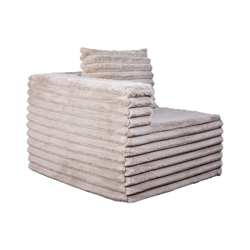 Sill&oacute;n Modular en Caja Dormimundo Central Beige image number null