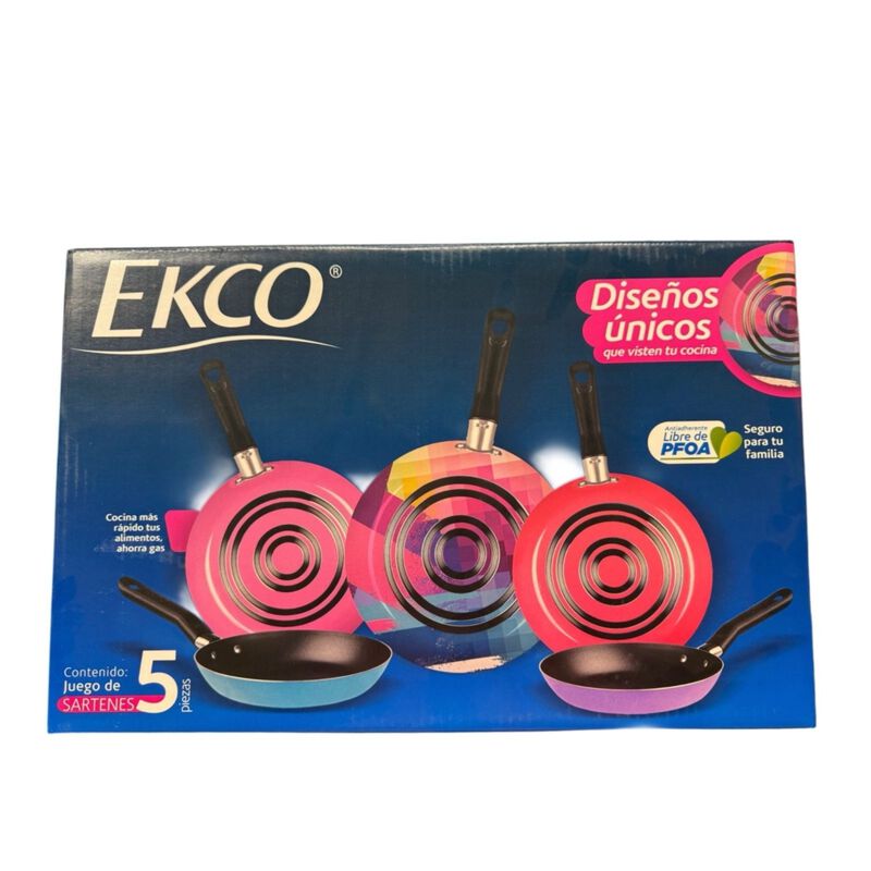 Combo Ekco Juego de Sartenes 5 Piezas Multicolo... image number null